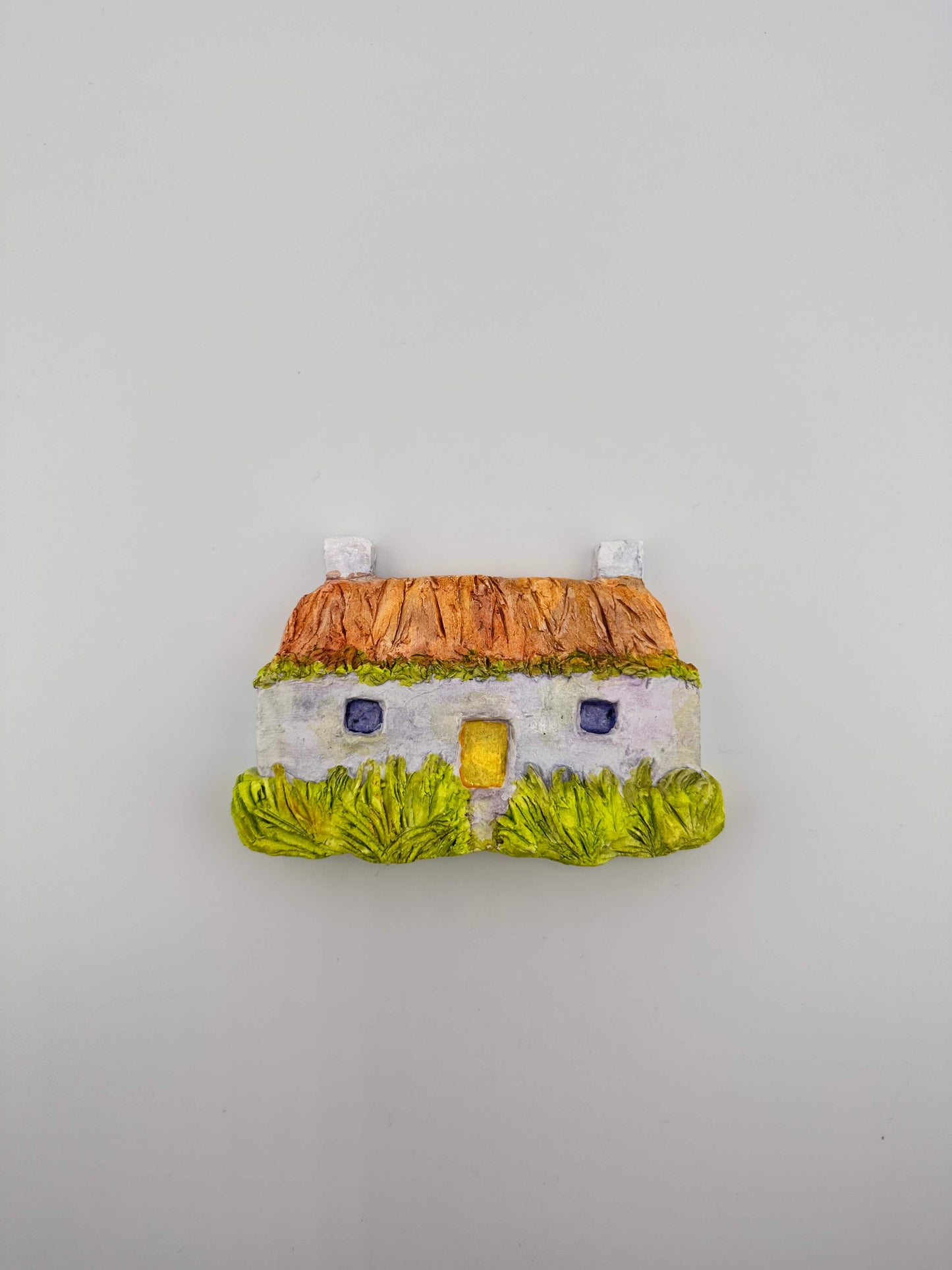 Hebridean cottage ceramic wall art
