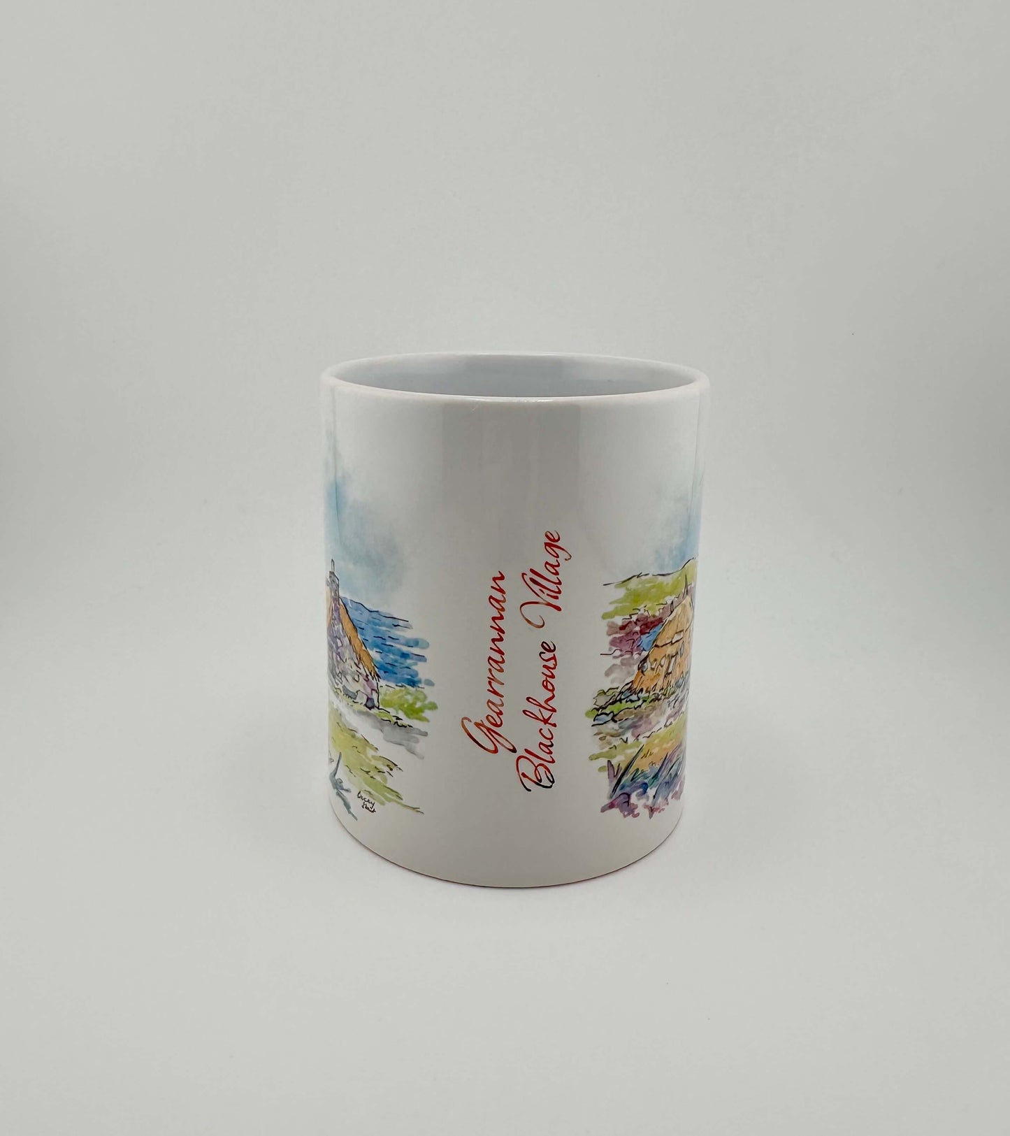 Gearrannan blackhouse village mugs and coasters