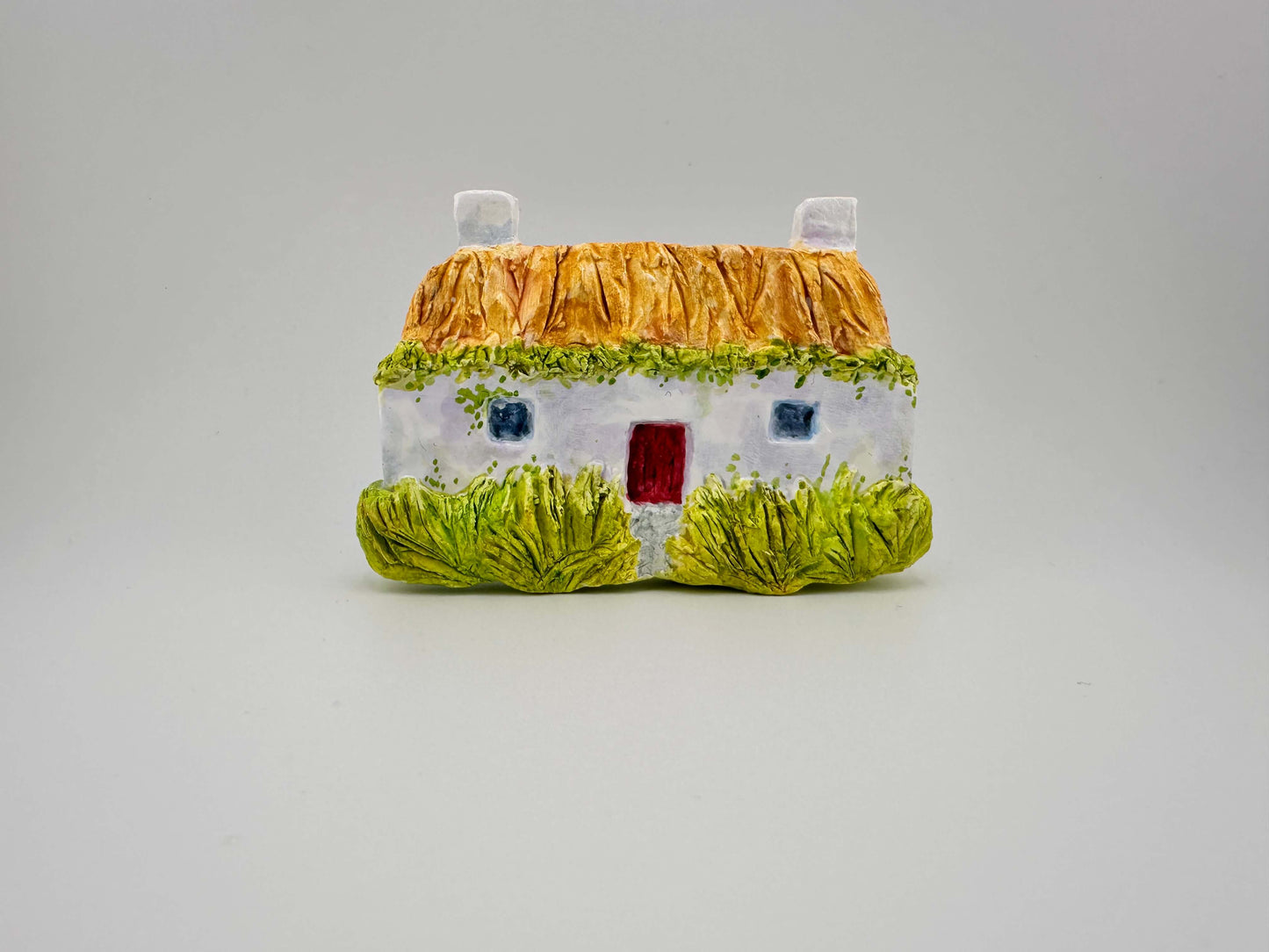 Hebridean cottage ceramic wall art