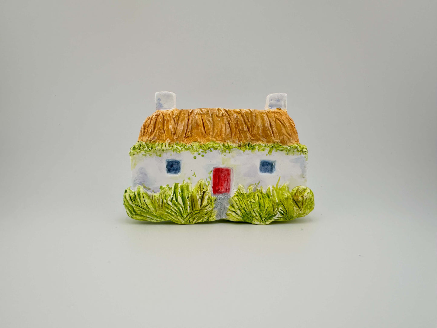 Hebridean cottage ceramic wall art