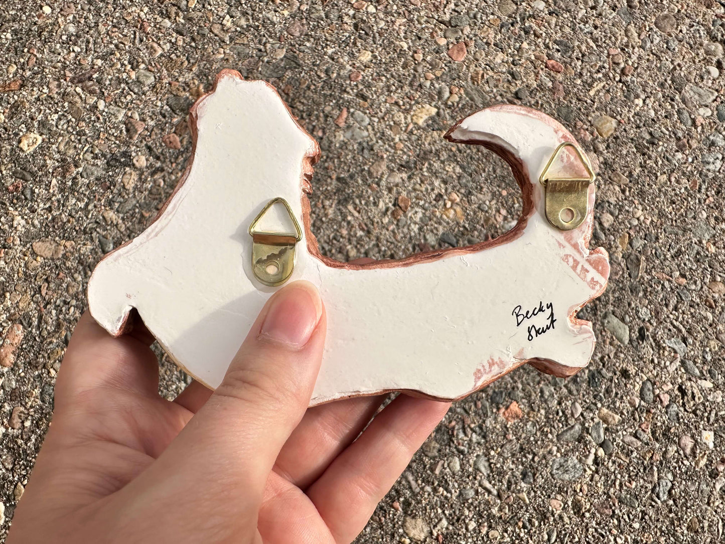 Otter ceramic wall art