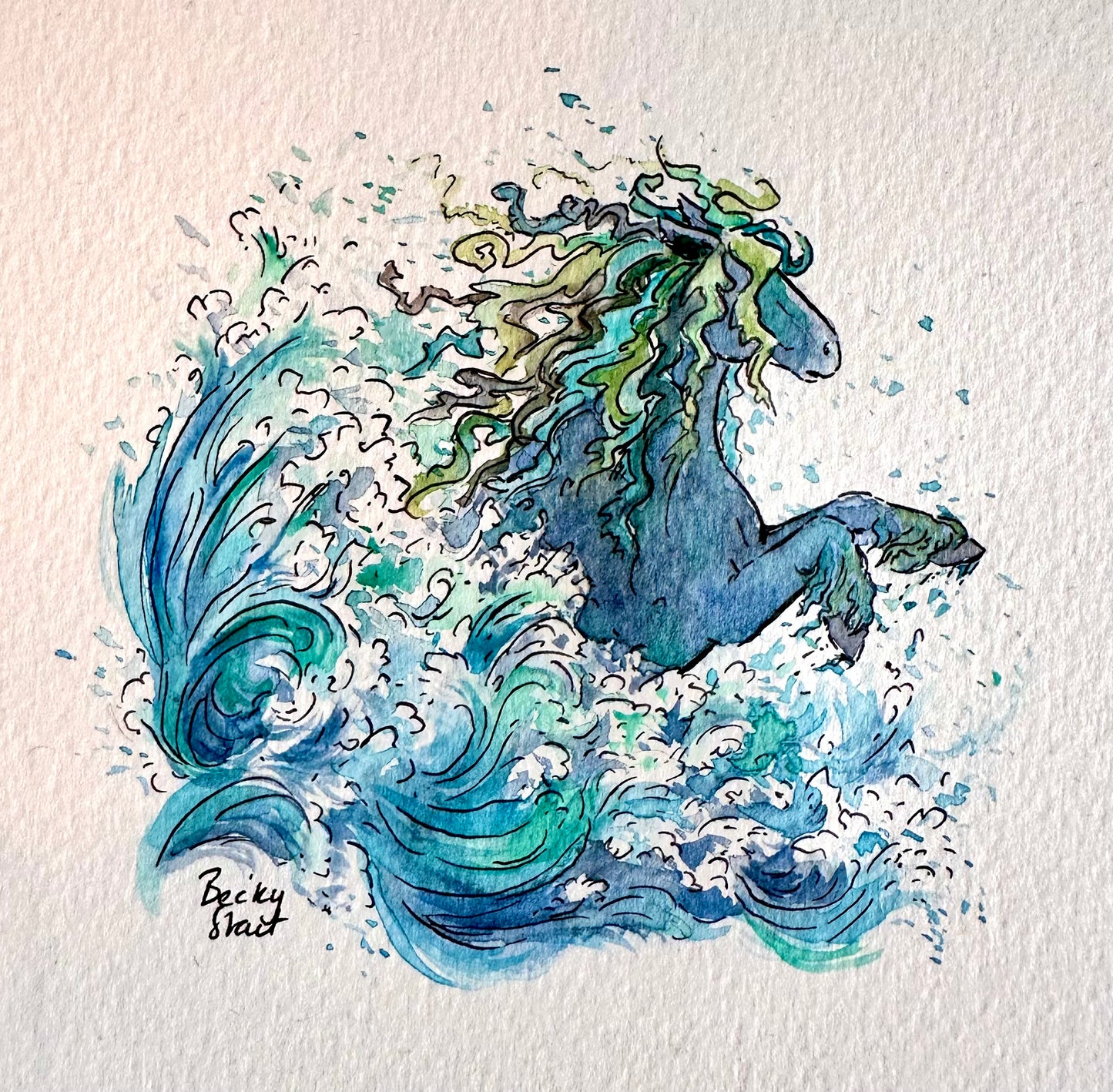 Kelpie mini Illustration