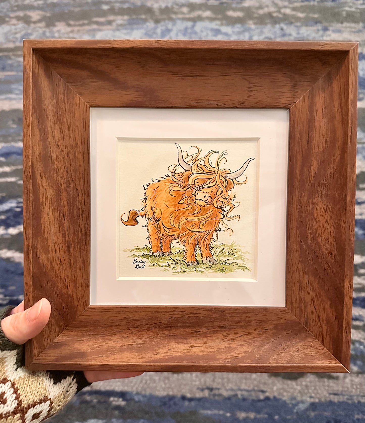 Happy coo mini Illustration