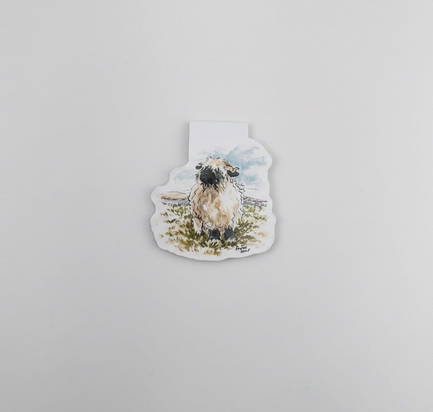 Valais Blacknose sheep magnetic bookmark