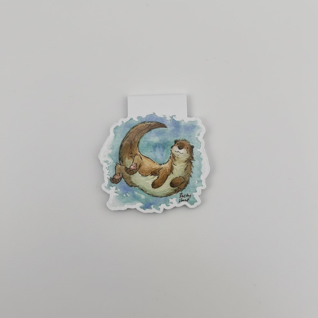 Otter magnetic bookmark