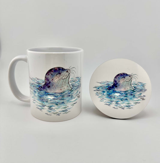 Seal mugs and coasters