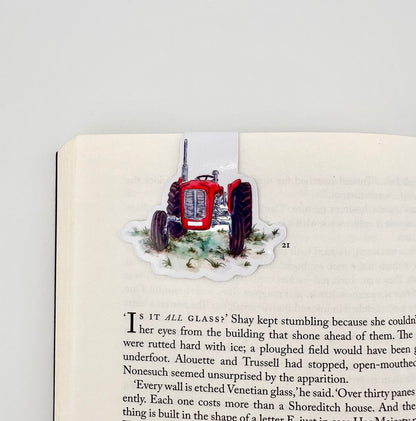 Massey Ferguson vintage tractor magnetic bookmark