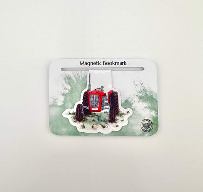 Massey Ferguson vintage tractor magnetic bookmark