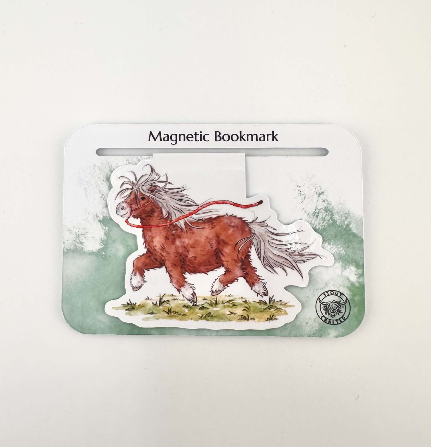 Shetland pony magnetic bookmark
