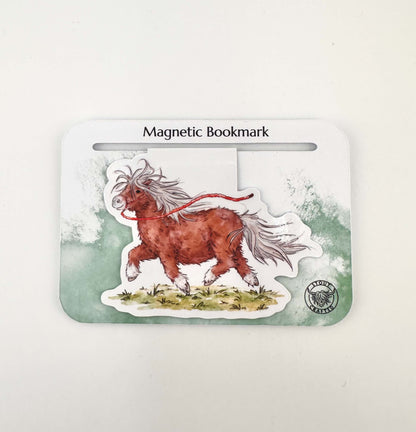 Shetland pony magnetic bookmark