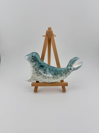 Seal ceramic wall art