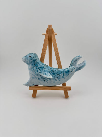 Seal ceramic wall art