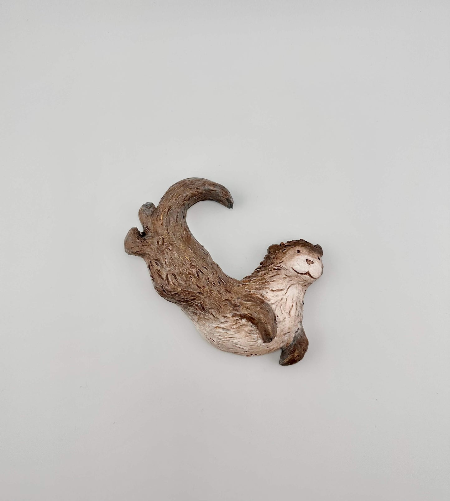Otter ceramic wall art