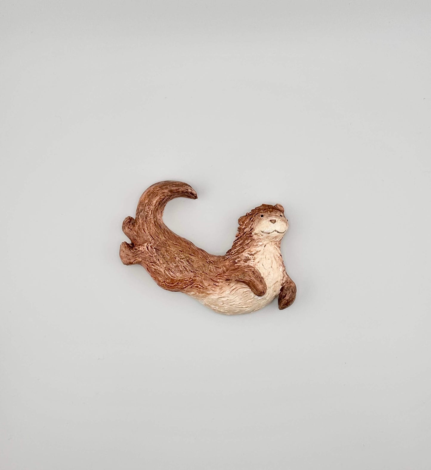 Otter ceramic wall art
