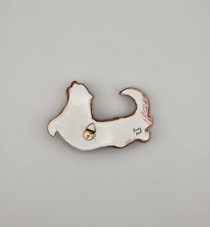 Otter ceramic wall art