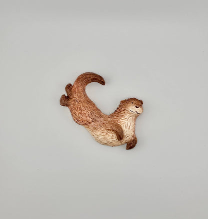 Otter ceramic wall art