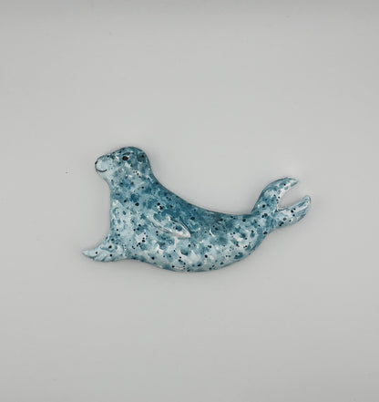 Seal ceramic wall art