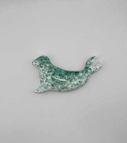 Seal ceramic wall art