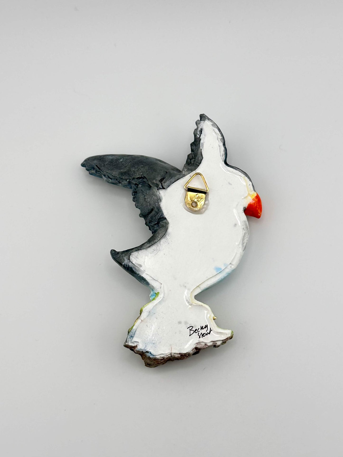 Puffin wall art sculpture