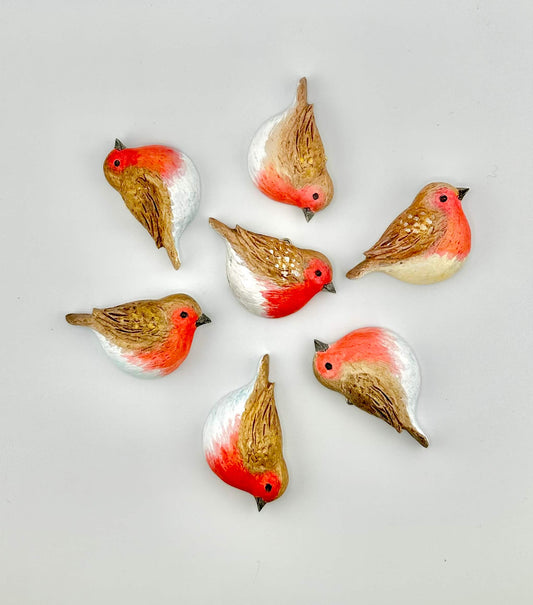 Mini robin wall art sculpture