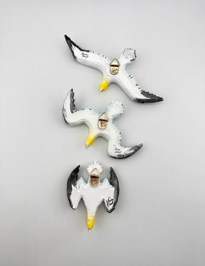 Gannet wall sculptures