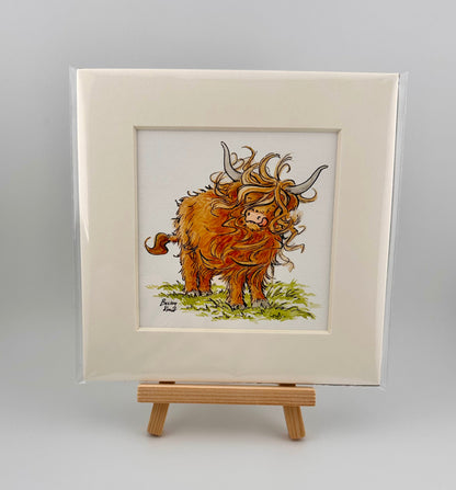 Happy coo mini Illustration