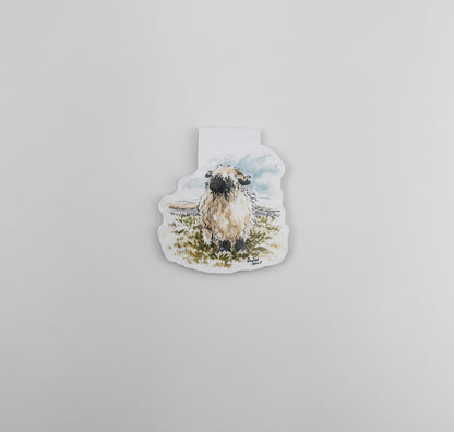 Valais Blacknose sheep magnetic bookmark
