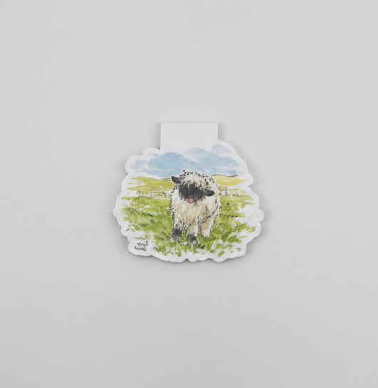 Valais Blacknose lamb magnetic bookmark