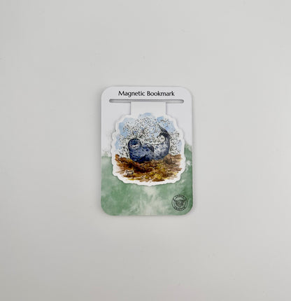 Sunbathing seal magnetic bookmark