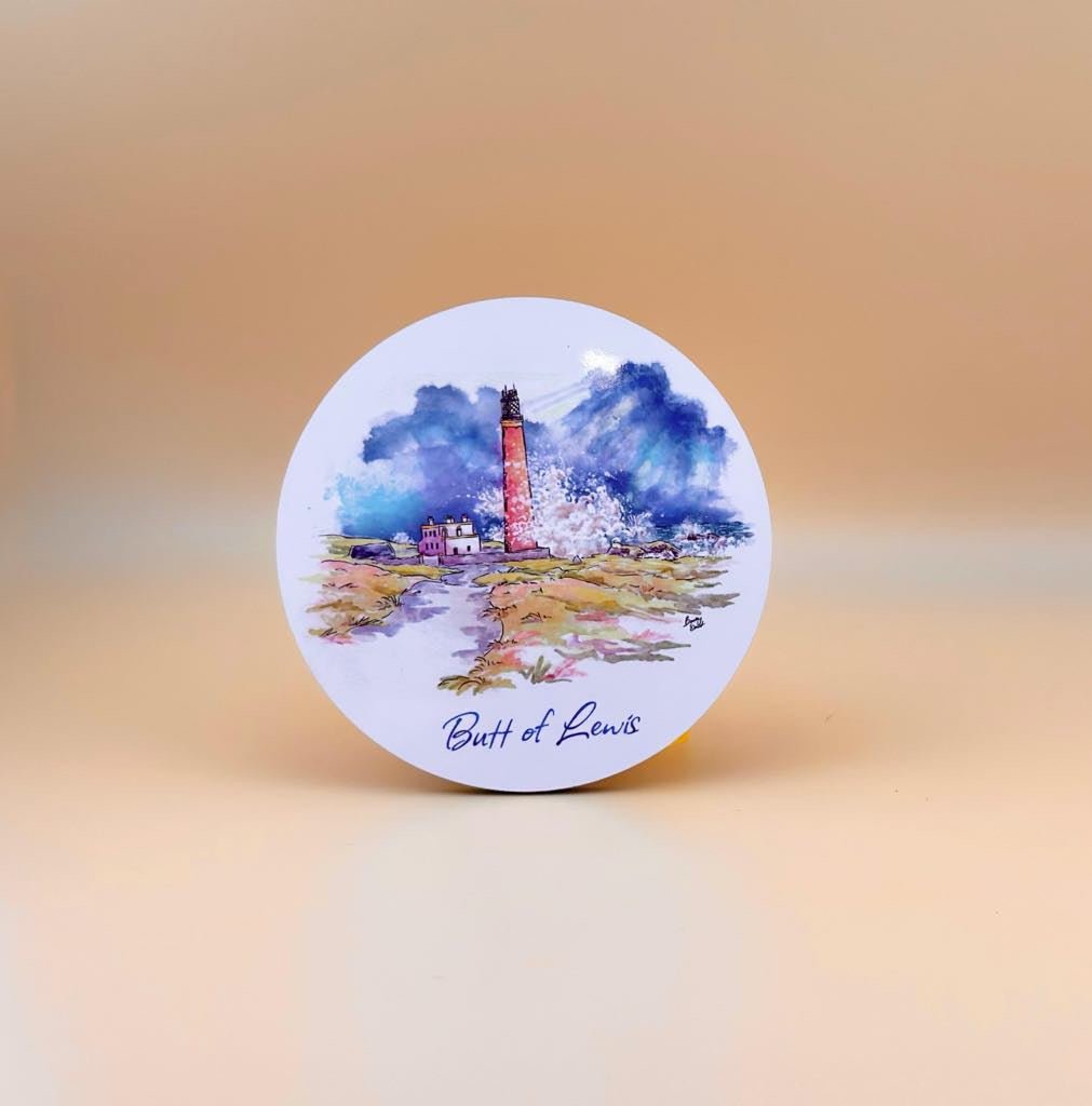 Butt of Lewis lighthouse mugs and coasters - Stout Crafted