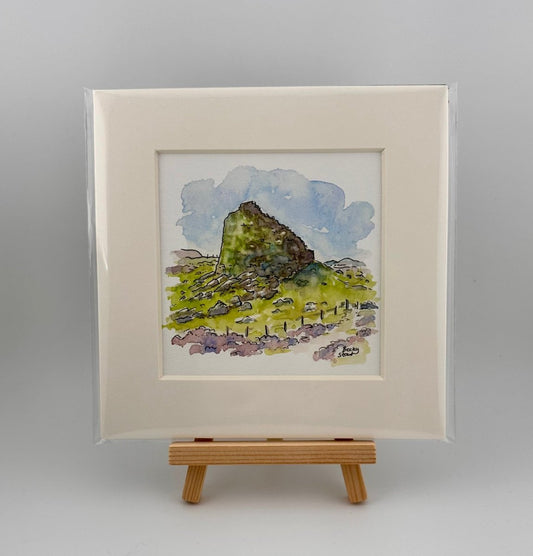 Carloway Broch mini Illustration - Stout Crafted