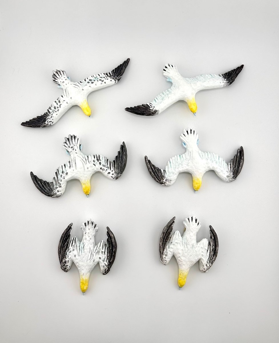 Gannet wall sculptures - Stout Crafted