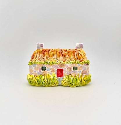 Hebridean cottage ceramic wall art - Stout Crafted