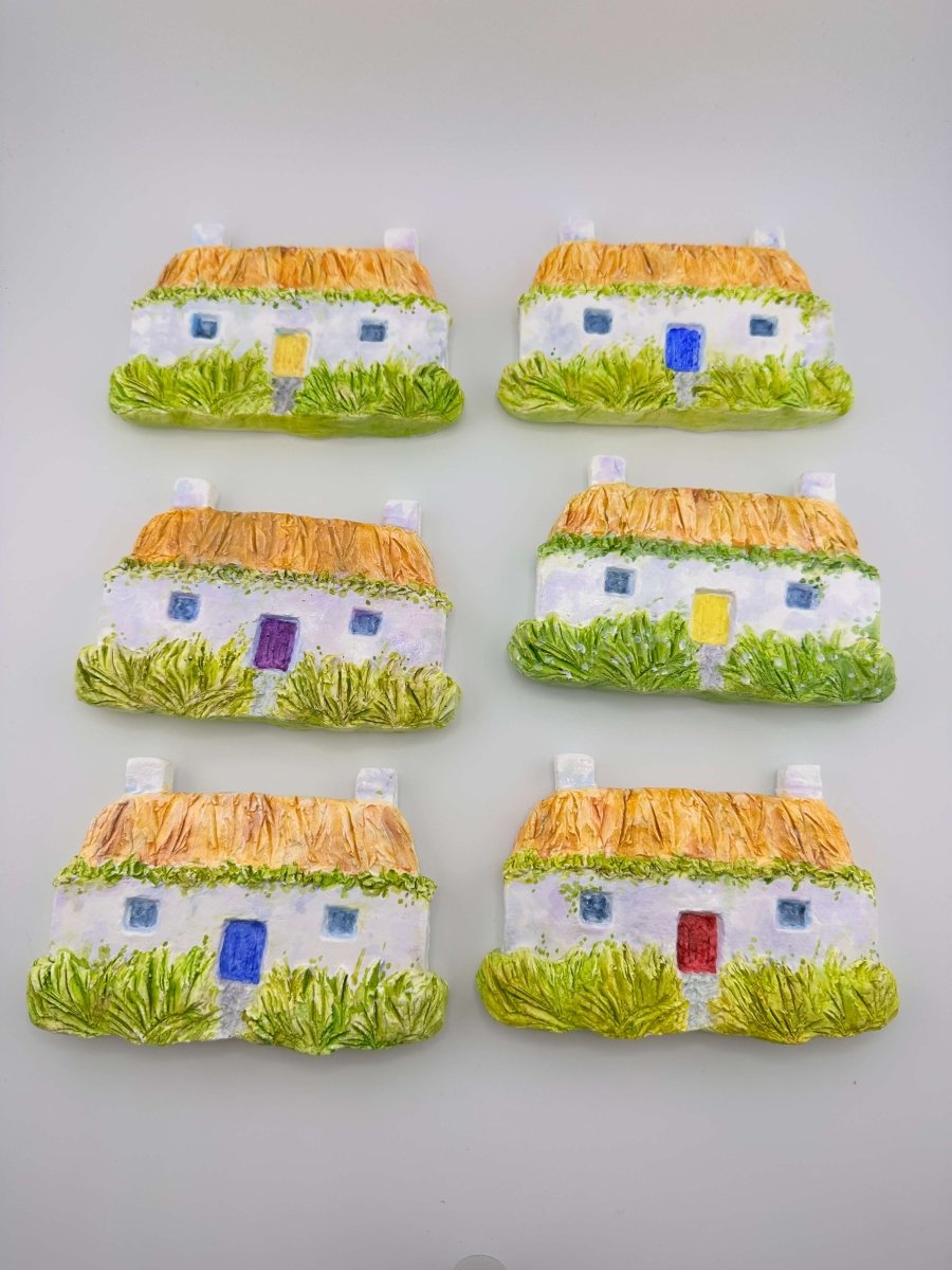 Hebridean cottage ceramic wall art - Stout Crafted