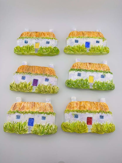 Hebridean cottage ceramic wall art - Stout Crafted
