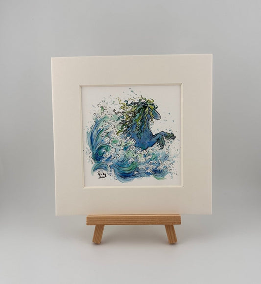 Kelpie mini Illustration - Stout Crafted