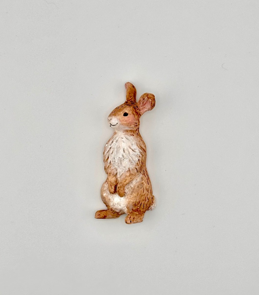 Mini bunny wall sculptures - Stout Crafted