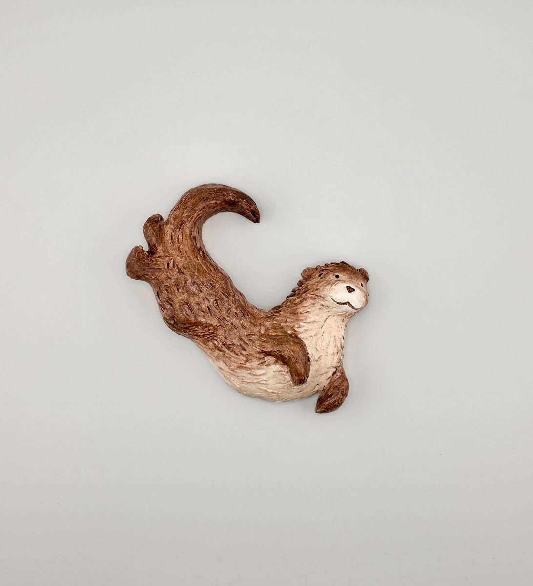 Otter ceramic wall art - Stout Crafted