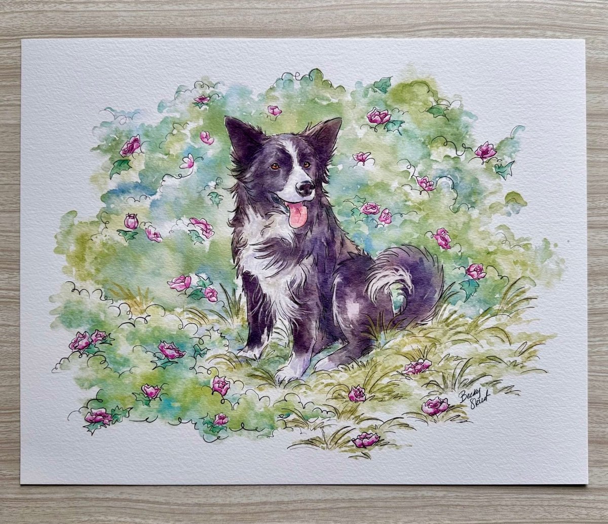 People and Pets Illustration Commission - Stout Crafted