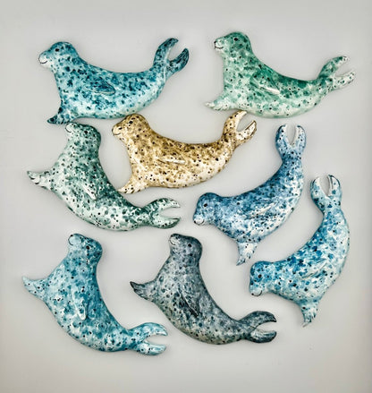 Seal ceramic wall art - Stout Crafted