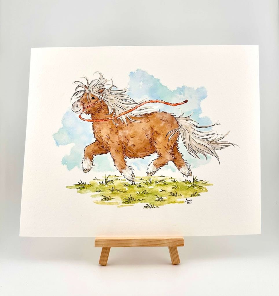 Shetland Pony Illustration - Stout Crafted