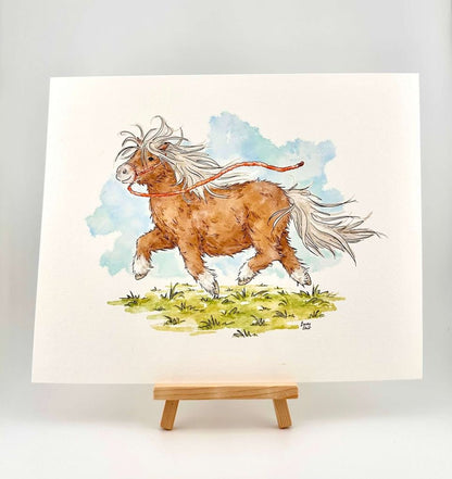 Shetland Pony Illustration - Stout Crafted