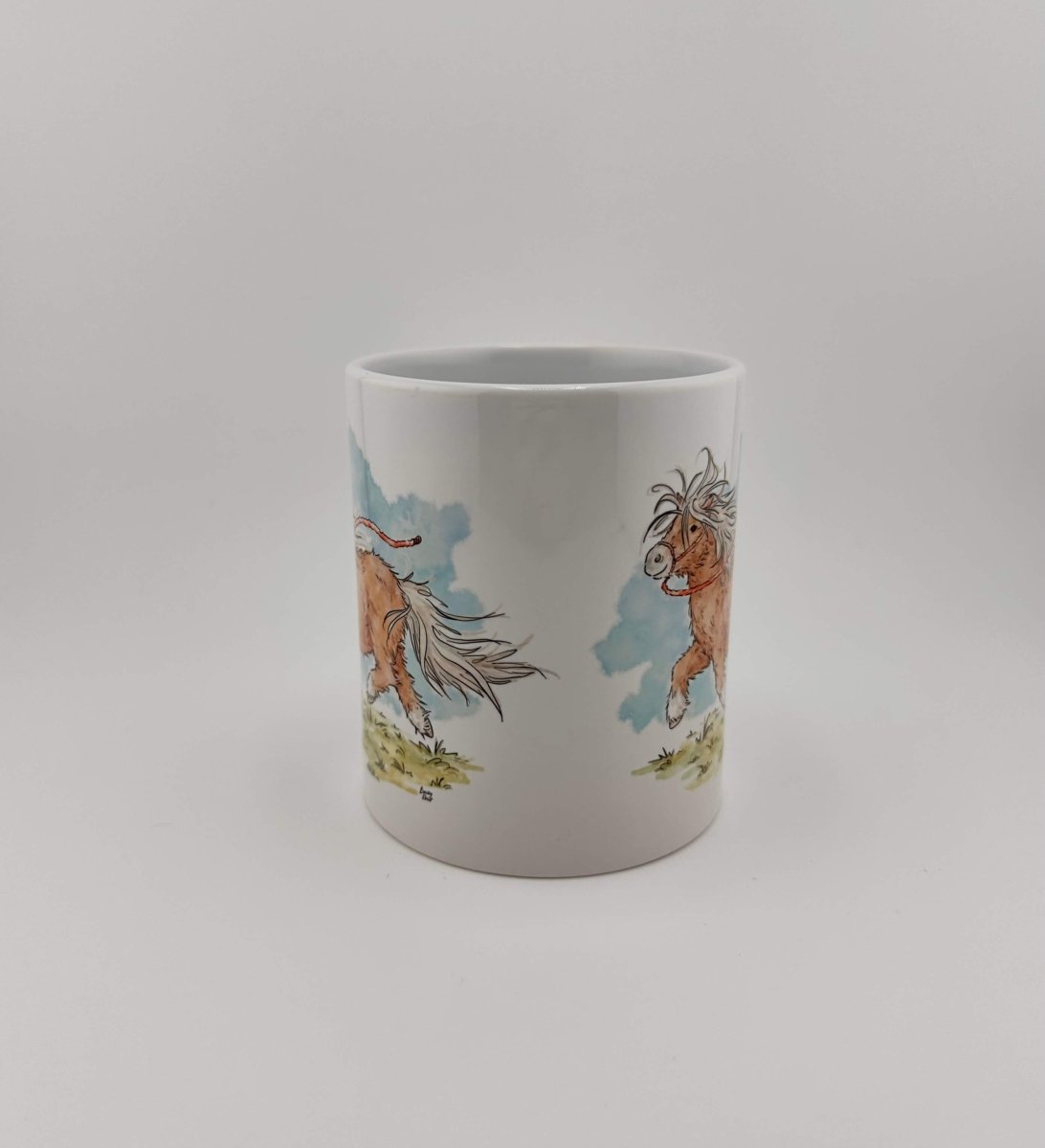 Shetland pony mugs and coasters - Stout Crafted