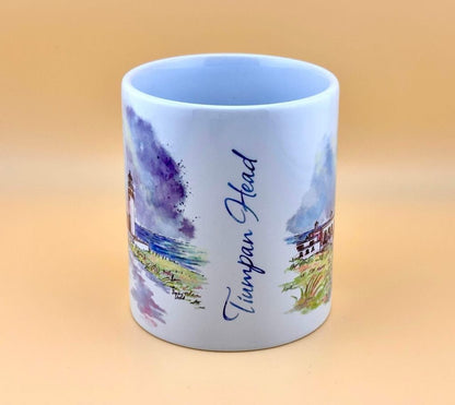 Tiumpan Head lighthouse mugs and coasters - Stout Crafted